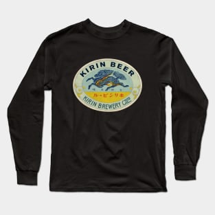 Vintage Kirin Beer 2 by Buck Tee Long Sleeve T-Shirt